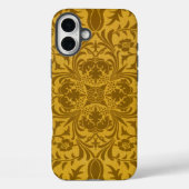 Ornate gold floral pattern with symmetrical Case-Mate iPhoneケース (裏面)
