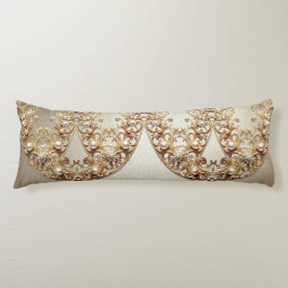 Ornate Gold Flourish Body Pillow ボディピロー