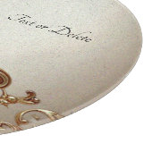 Ornate Gold Flourish Cutting Board カッティングボード (角)