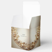 Ornate Gold Flourish Favor Box フェイバーボックス (オープン)
