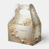 Ornate Gold Flourish Favor Box フェイバーボックス (裏面サイド)