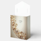 Ornate Gold Flourish Favor Box フェイバーボックス (オープン)