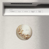 Ornate Gold Flourish Magnet マグネット (インサイチュ (食洗機))