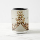 Ornate Gold Flourish Mug マグカップ (中央)