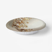 Ornate Gold Flourish Paper Bowls ペーパーボウル (傾斜あり)