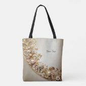 Ornate Gold Flourish Tote Bag トートバッグ (裏面)