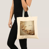 Ornate Gold Flourish Tote Bag トートバッグ (正面(商品))