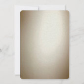 Ornate Gold Flourish Wedding Invitation 招待状 (裏面)