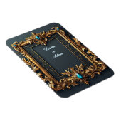 Ornate Gold Frame with Intricate Details マグネット (右側)
