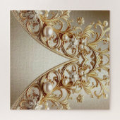 Ornate Gold Jigsaw Puzzle ジグソーパズル (横)