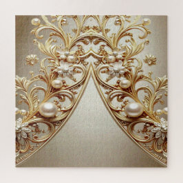 Ornate Gold Jigsaw Puzzle ジグソーパズル