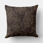 Ornate Gold-Silver Elaborate Foliage mask クッション (裏面)