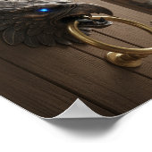 Ornate Gryphon Faucet - Detailed Mythical Sculptur ポスター (角)