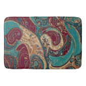 Ornate Jewel-Toned Bohemian Bath Mat バスマット (正面)