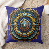 Ornate Mandala Boho Decor 2 クッション (ブランケット)