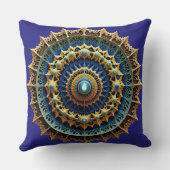 Ornate Mandala Boho Decor 2 クッション (裏面)