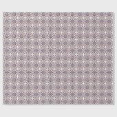 Ornate Mauve Tile Pattern Gift Wrap ラッピングペーパー (フラット)