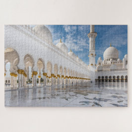 Ornate Mosque in Abu Dhabi Mosque Exterior ジグソーパズル