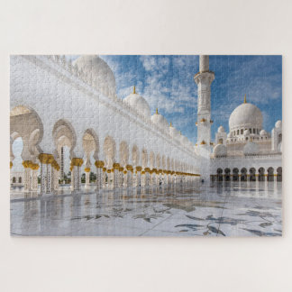 Ornate Mosque in Abu Dhabi Mosque Exterior ジグソーパズル