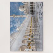 Ornate Mosque in Abu Dhabi Mosque Exterior ジグソーパズル (縦)