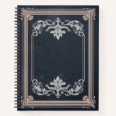 Ornate Noir Frame — Customizable ノートブック (正面)