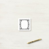 Ornate Period Design Framed ポストイット (デスク上)