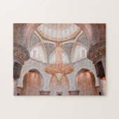 Ornate Pink Mosque Interior Jigsaw Puzzle ジグソーパズル (横)