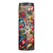 Ornate Red Heart Floral タンブラー (裏面)