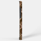 Ornate Rose Gold & Bronze Art Deco Fractal Samsung Galaxyケース (右側面)