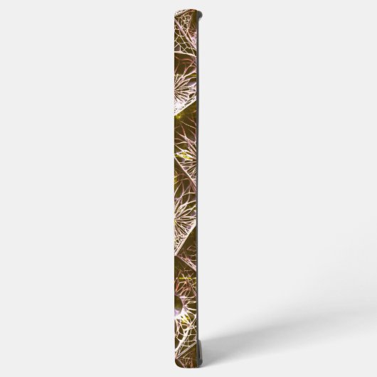 Ornate Rose Gold & Bronze Art Deco Fractal Samsung Galaxyケース (左側面)