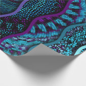 Ornate seamless texture background. Relief waves o ラッピングペーパー (角)