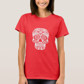 Ornate Skull Art Tシャツ (正面)