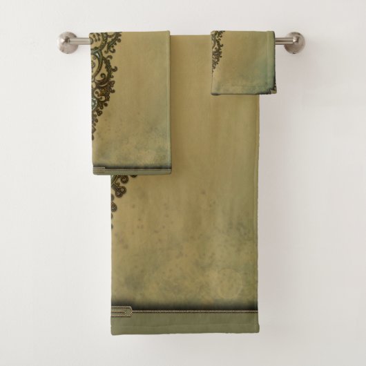 Ornate Treble Clef バスタオルセット (インサイチュ)