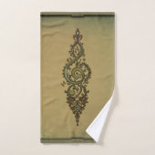 Ornate Treble Clef バスタオルセット (ハンドタオル)