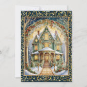 Ornate Victorian Holiday Party  招待状 (正面)