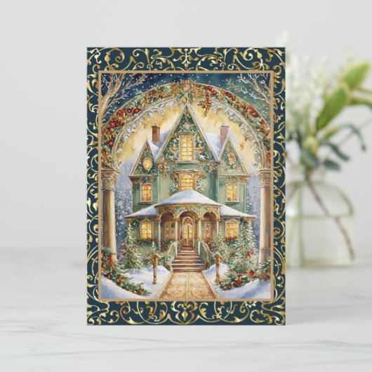 Ornate Victorian Holiday Party  招待状 (スタンド正面)