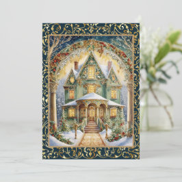 Ornate Victorian Holiday Party  招待状