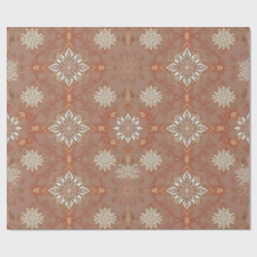 Ornate Winter Heirloom Christmas Pattern Wrapping  ラッピングペーパー (フラット)