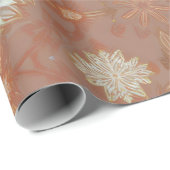 Ornate Winter Heirloom Christmas Pattern Wrapping  ラッピングペーパー (ロールコーナー)