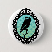 Ornatedはフクロウを組み立てました 缶バッジ (正面)