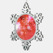 Ornement Flocon de neige スノーフレークピューターオーナメント (右)