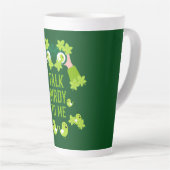 Ornithologist Birdwatcher カフェラテマグ (右アングル)