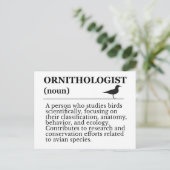 Ornithologist Definition - Vogelkunde (Birdwatchin ポストカード (スタンド正面)