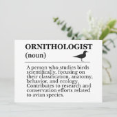 Ornithologist Definition - Vogelkunde (Birdwatchin 招待状 (スタンド正面)