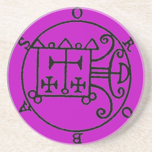 Orobas Sigilのコースターの紫色 コースター (正面)