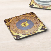 Orologio Zodicale ((占星術の)十二宮図の時計) (フレスコ画およびgilde コースター (左側)