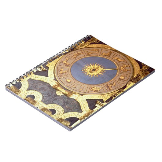 Orologio Zodicale ((占星術の)十二宮図の時計) (フレスコ画およびgilde ノートブック (左側)