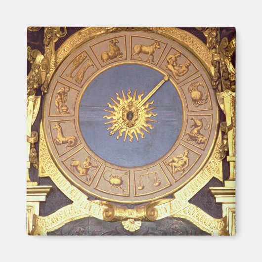 Orologio Zodicale (〔占星術の〕十二宮図時計) (fresco and gilde マグネット (正面)