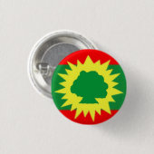 Oromia flag on button 缶バッジ (正面&裏面)