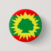 Oromia flag on button 缶バッジ (正面)